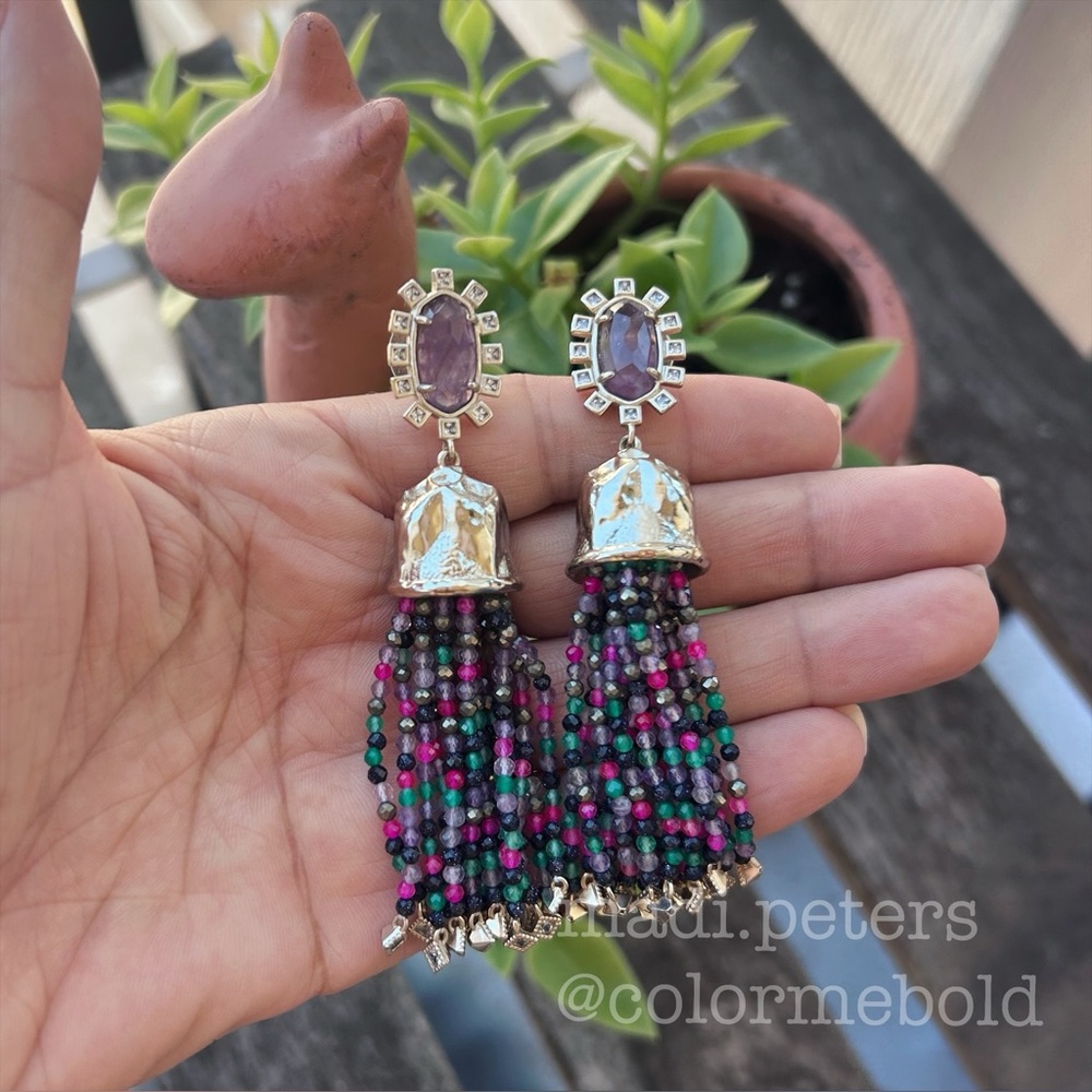 Kendra Scott Beaded Statement Earrings - image 3
